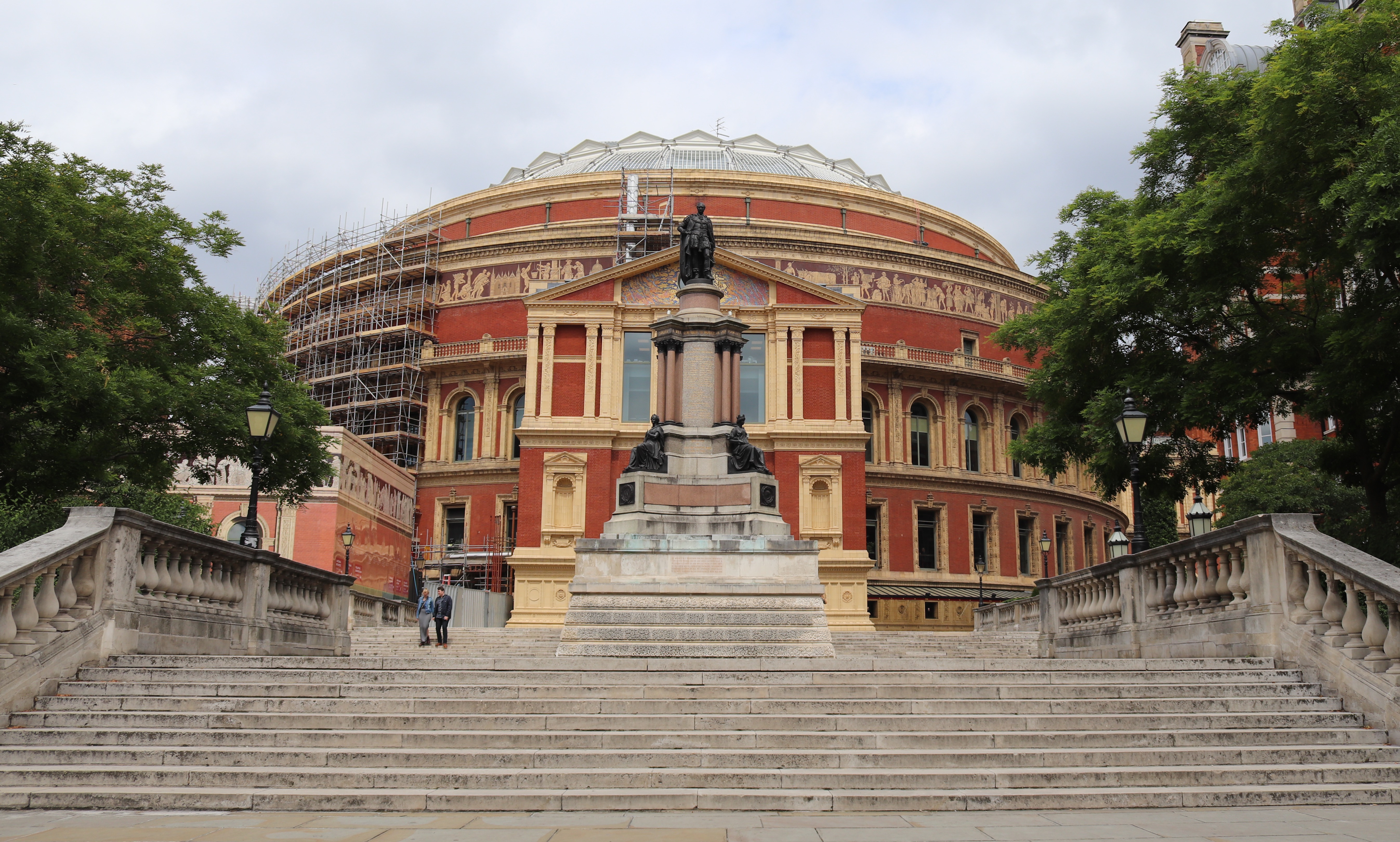 View of Royal Albert Hall from the Diamond Jubilee Steps