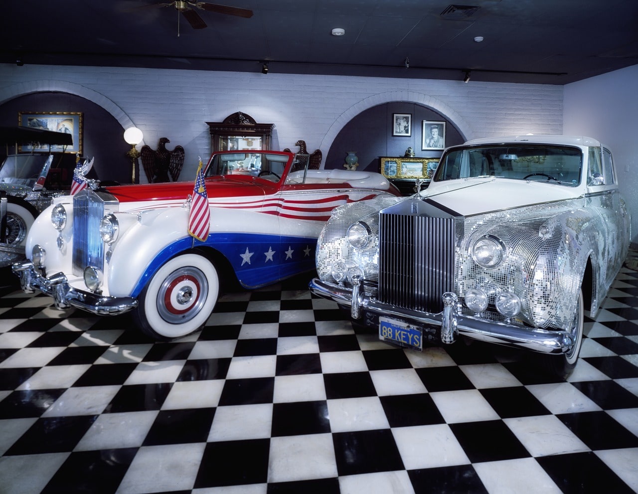 Beautiful cars at the Liberace Museum
