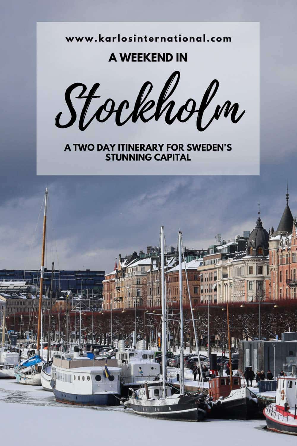 A weekend in Stockholm / 2 days in Stockholm - This post contains an itinerary for spending 2 days in Stockholm - created during 4 visits to  the city.  