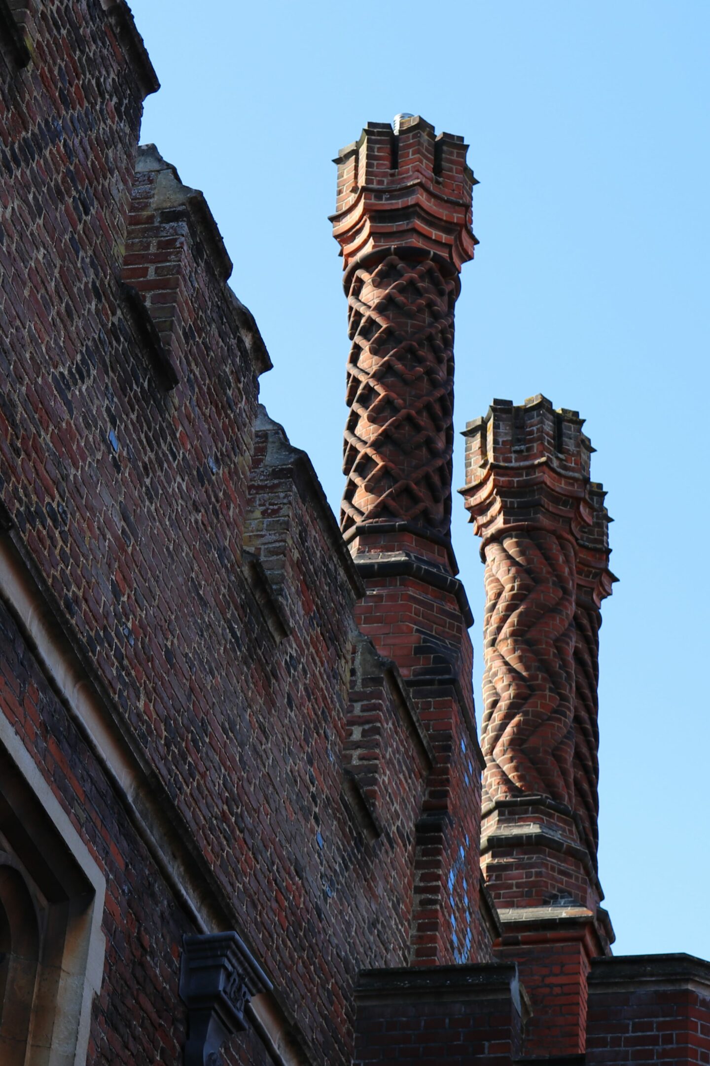 Hampton Court Palace's famous chimneys displayed wealth to Henry VIII's subjects.